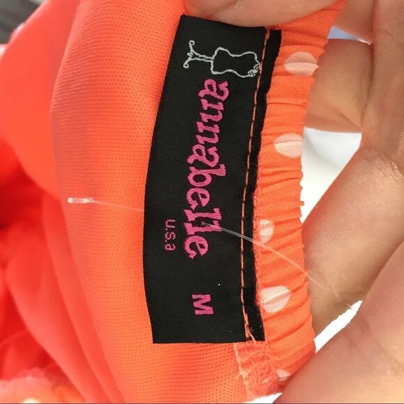 Jr medium orange dot high low dress - Picture 4 of 4